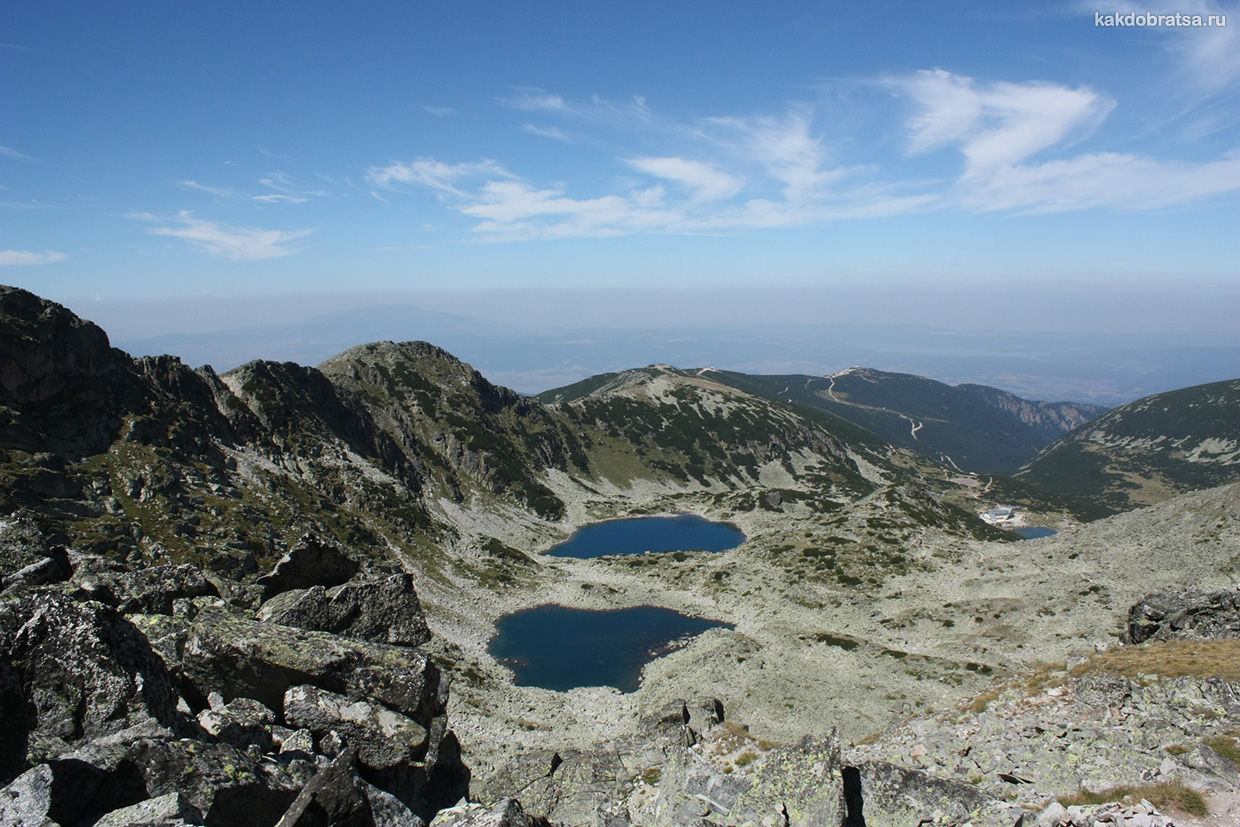 Рильские озера в Болгарии и красивые горы Рила
