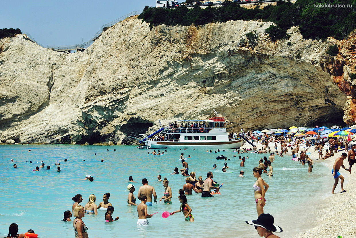 Лефкада остров в Греции для пляжного отдыха