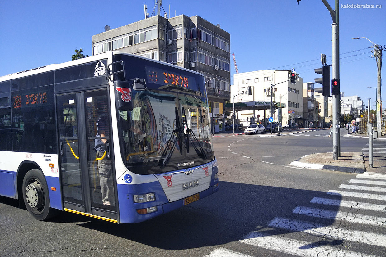 Автобусы в Тель-Авиве 