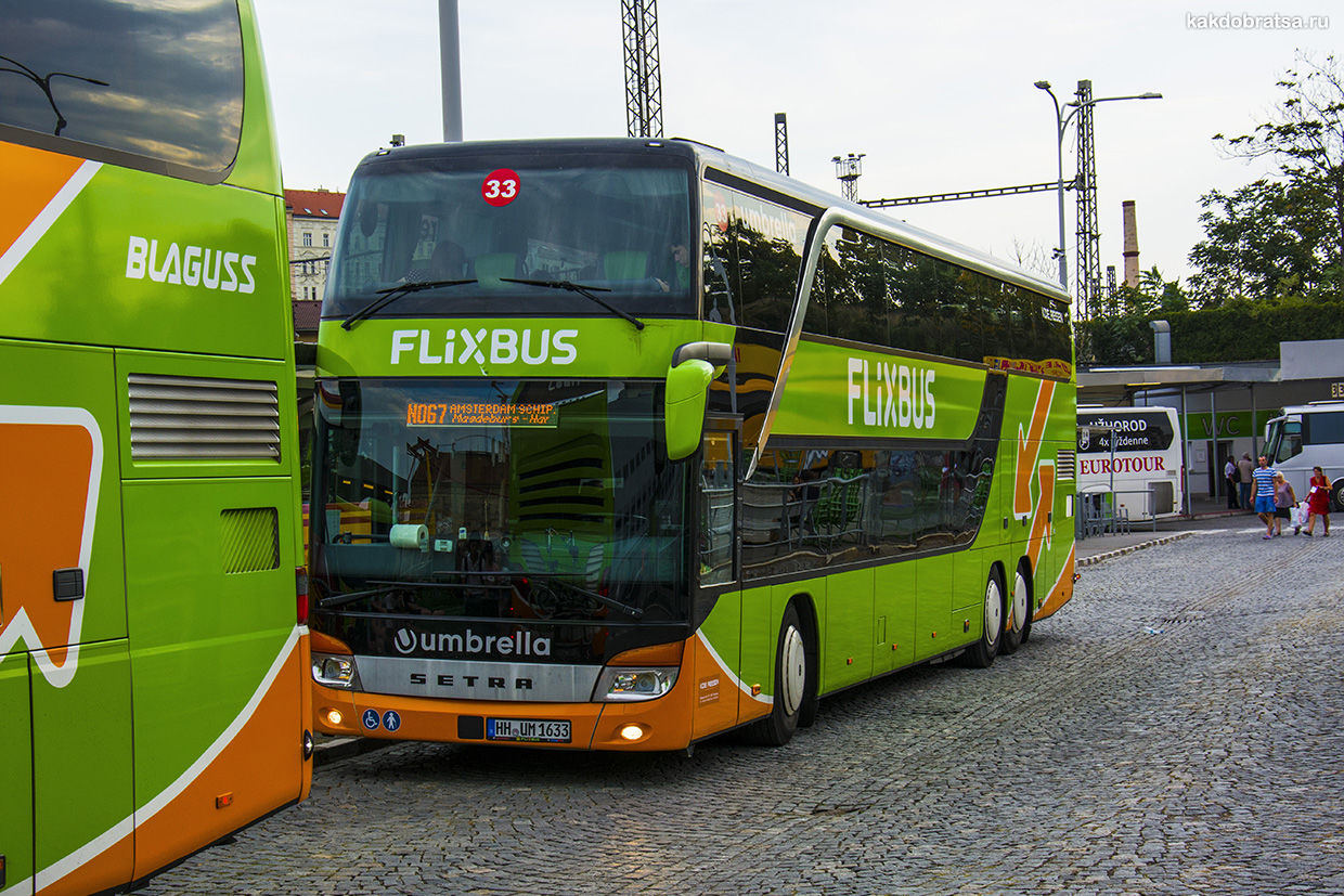 Автобус FlixBus из Вены