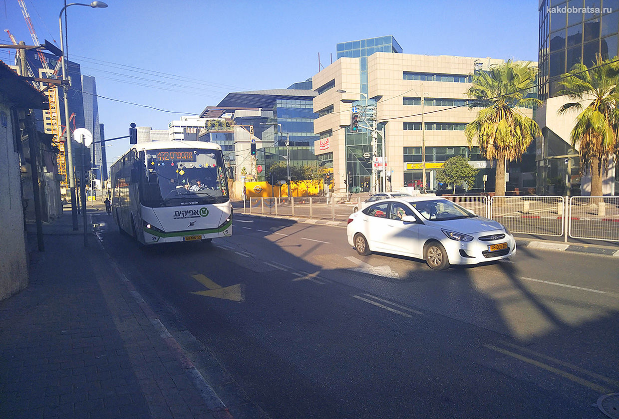 Городской общественный транспорт в Тель-Авиве 