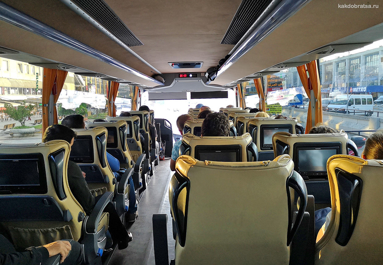 Автобус с автовокзала до аэропорта Стамбула