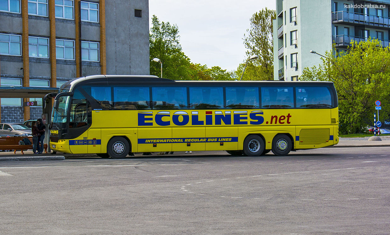 Автобус из Риги в Таллин