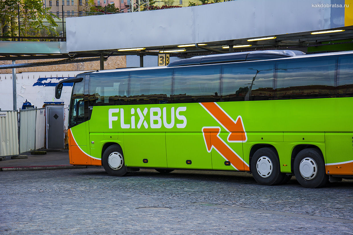 Автобус Фликсбус в Мюнхене
