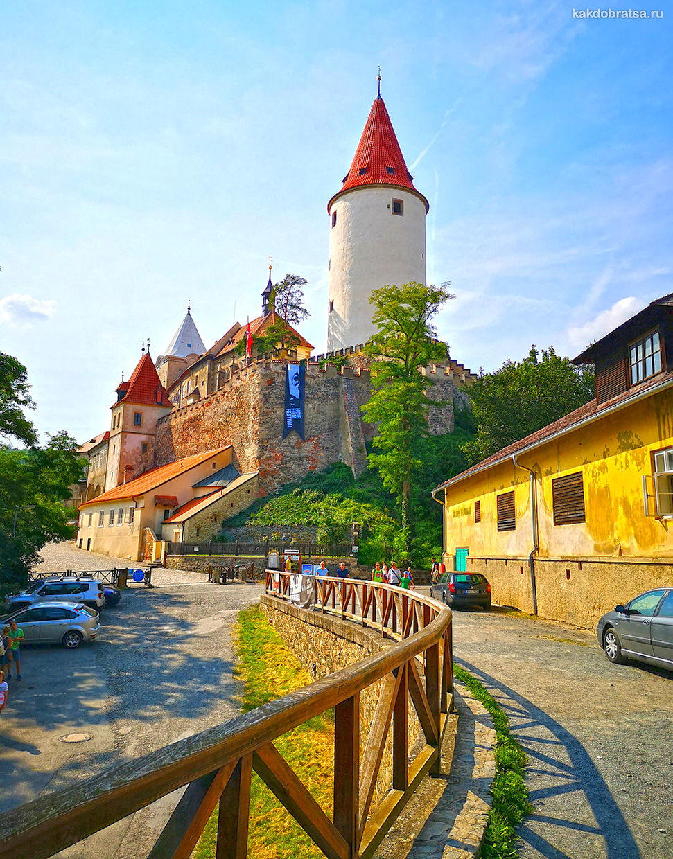 Замок Кршивоклат недалеко от Праги