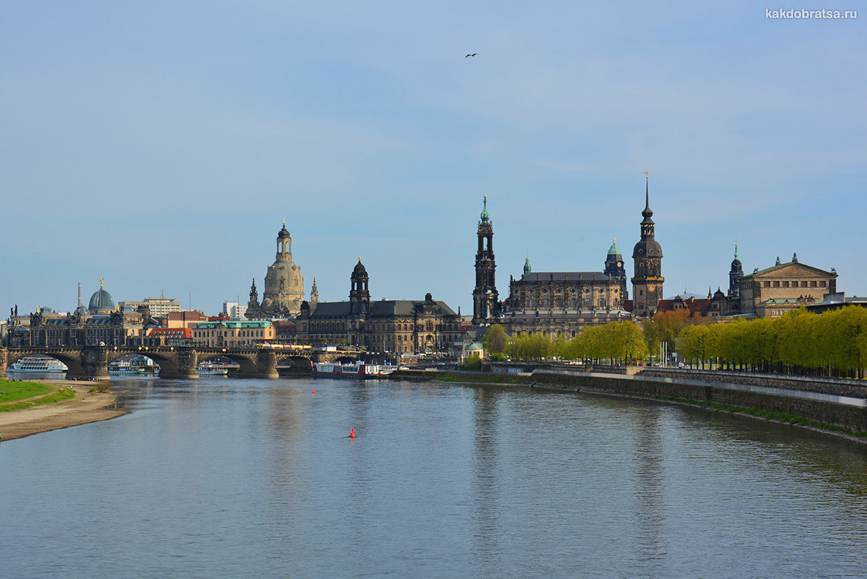 Ближайший к Праге город Германии Дрезден