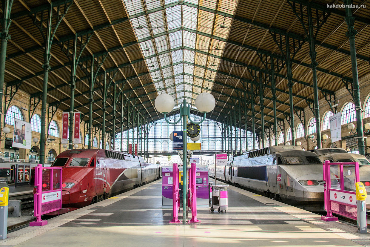 Поезд из Брюсселя в Париж