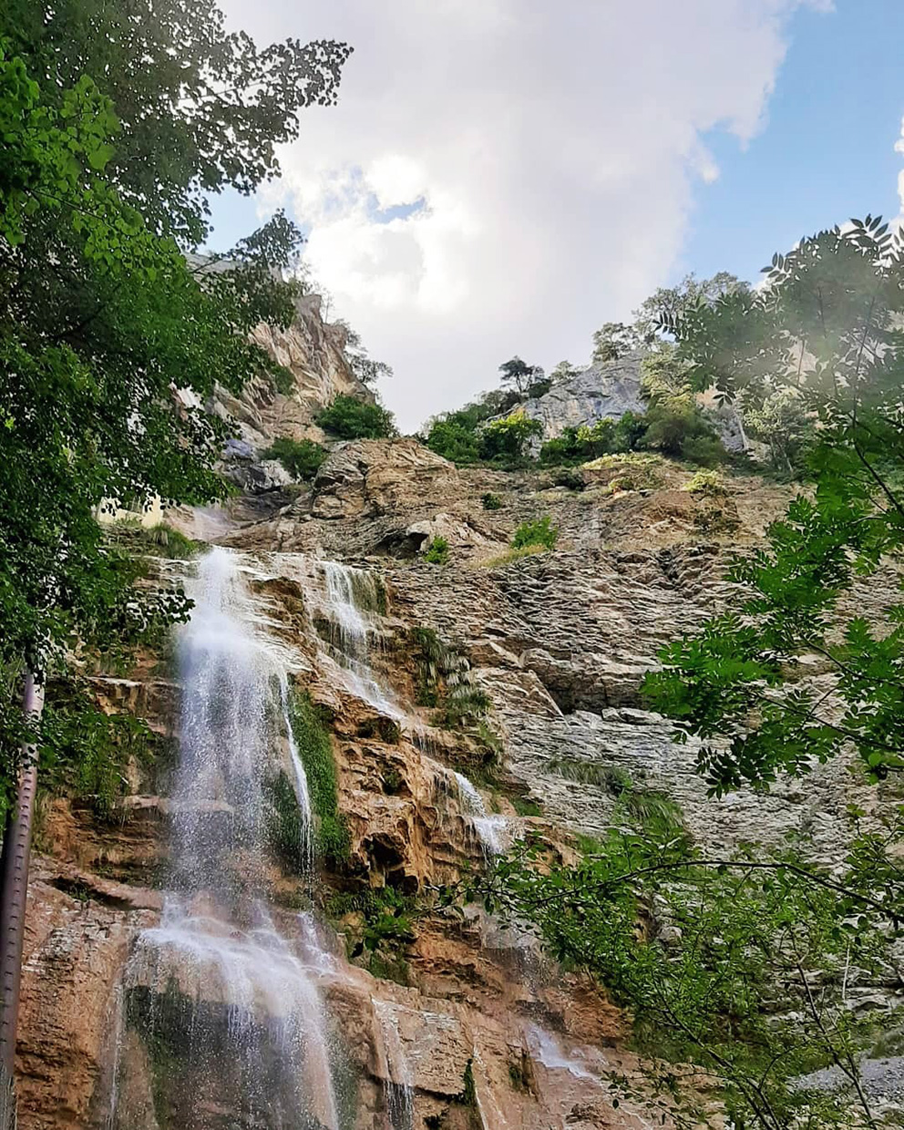 Водопад Учансу природные красоты Крыма