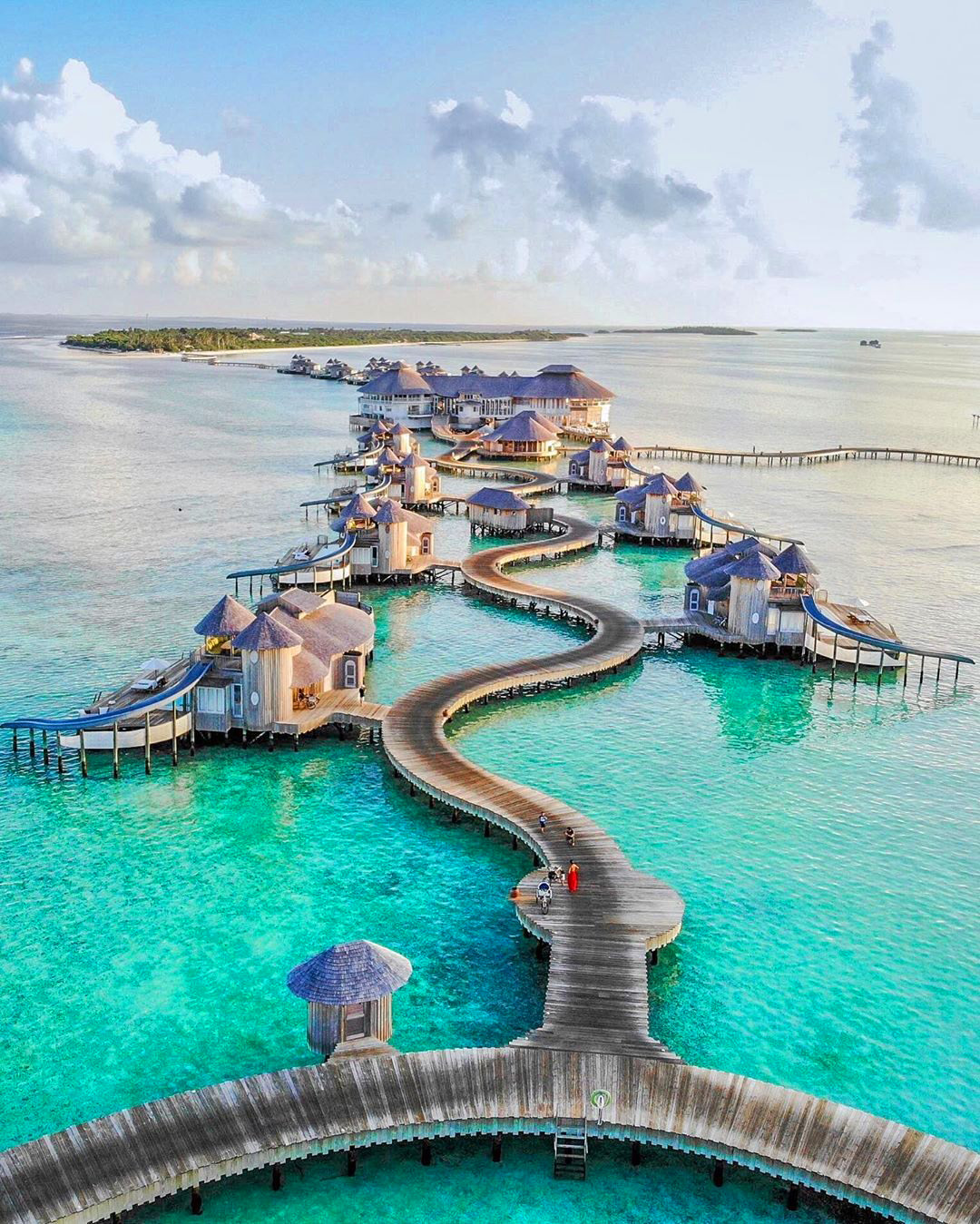 Soneva Fushi отель на Мальдивах с виллами на воде
