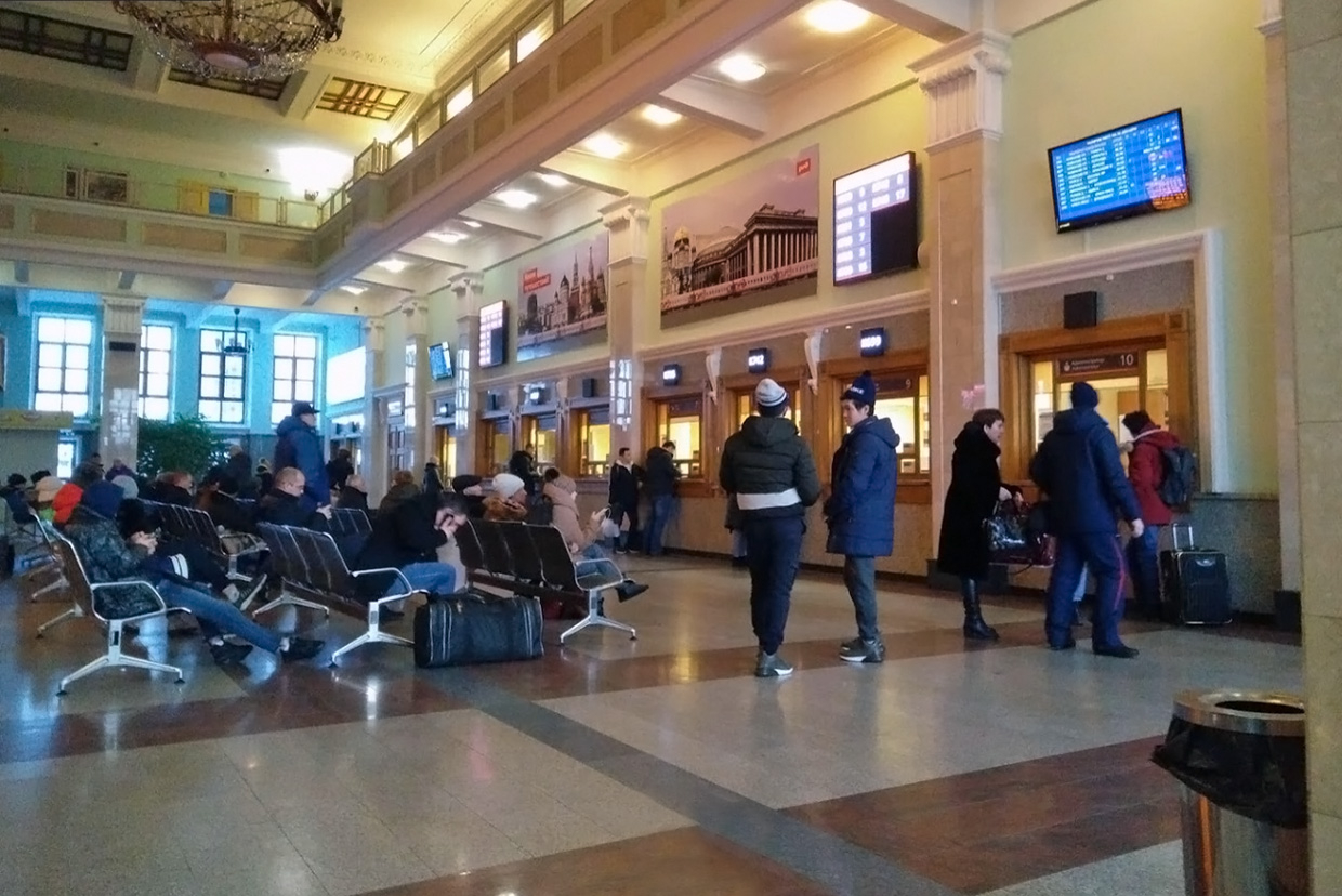 Новосибирск-Главный вокзал зал ожидания и кассы