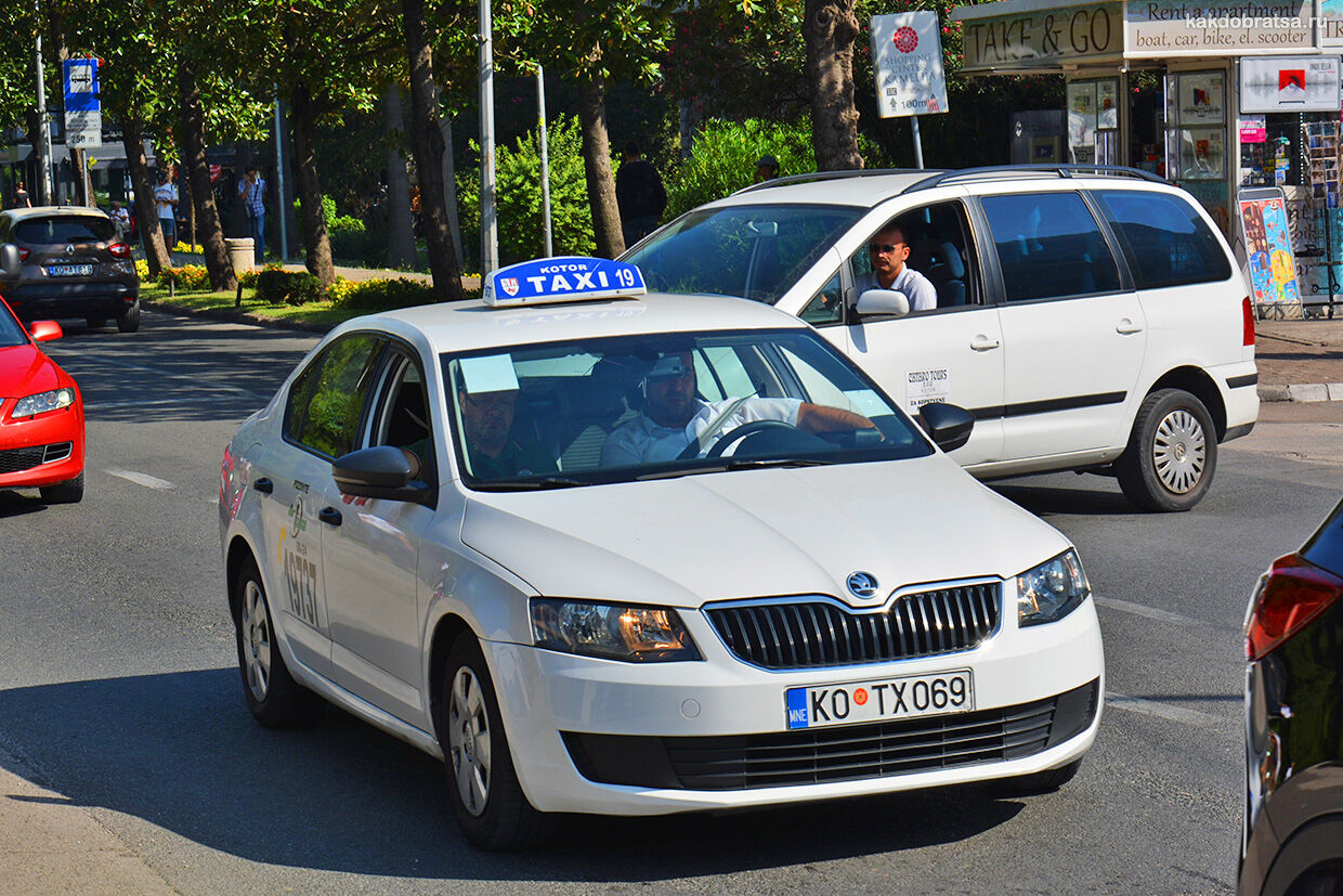 Такси и трансфер Будва Котор Черногория