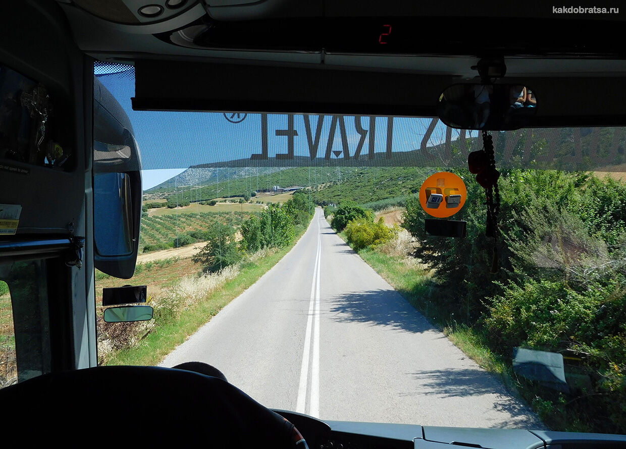 Автобус из Афин в Салоники