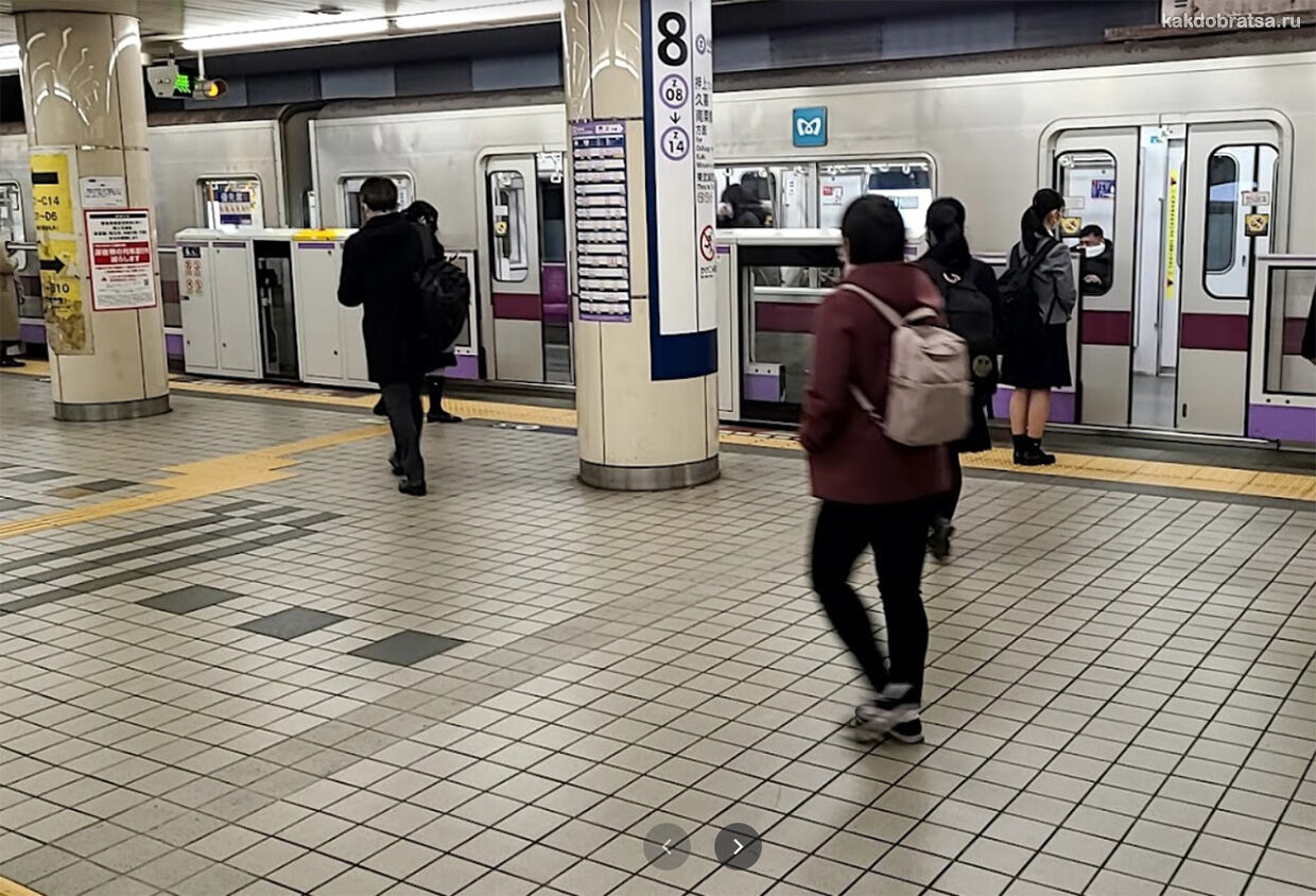 Правила поведения в метро Токио