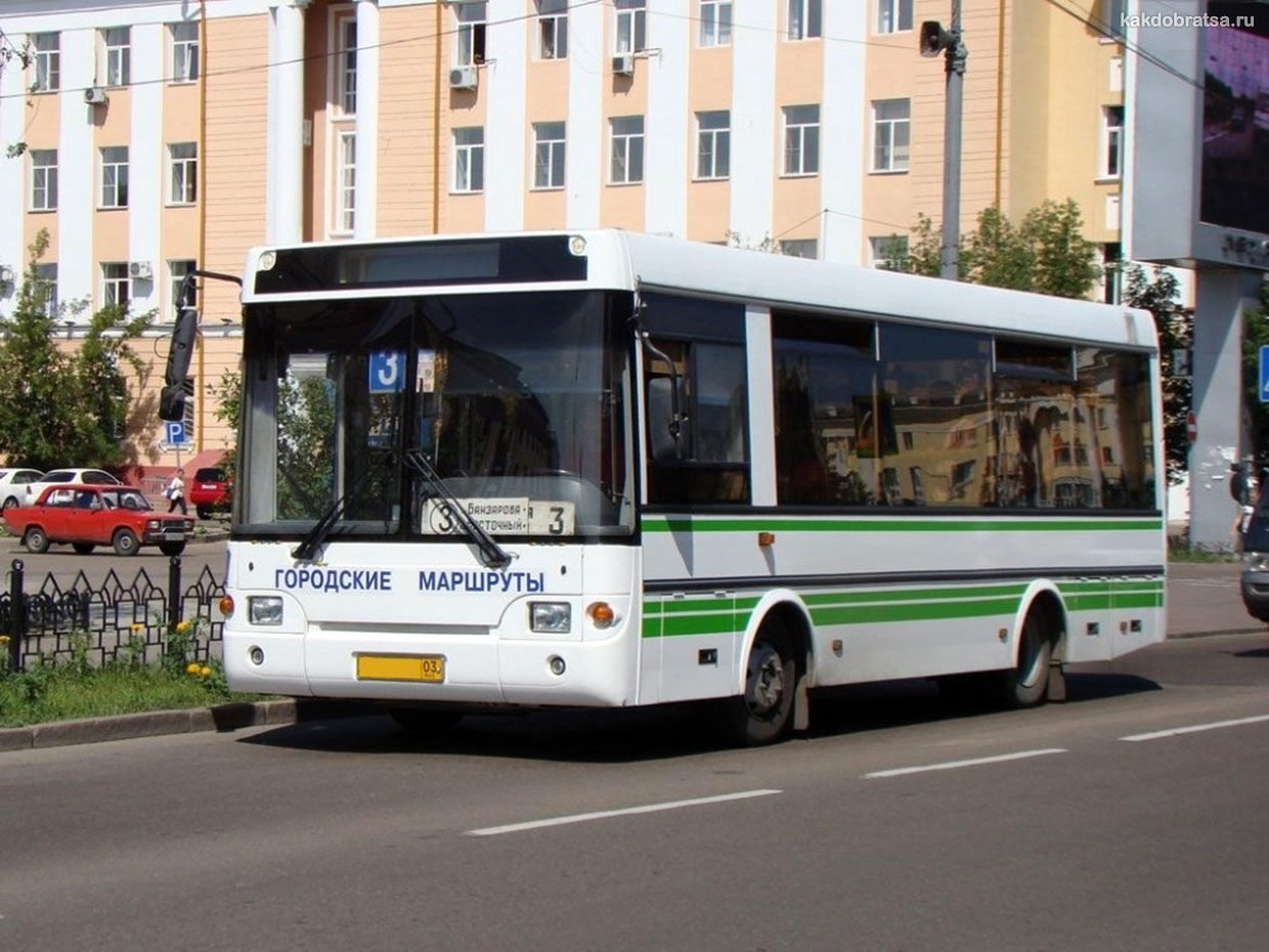 Автобус из аэропорта Улан-Удэ в центр