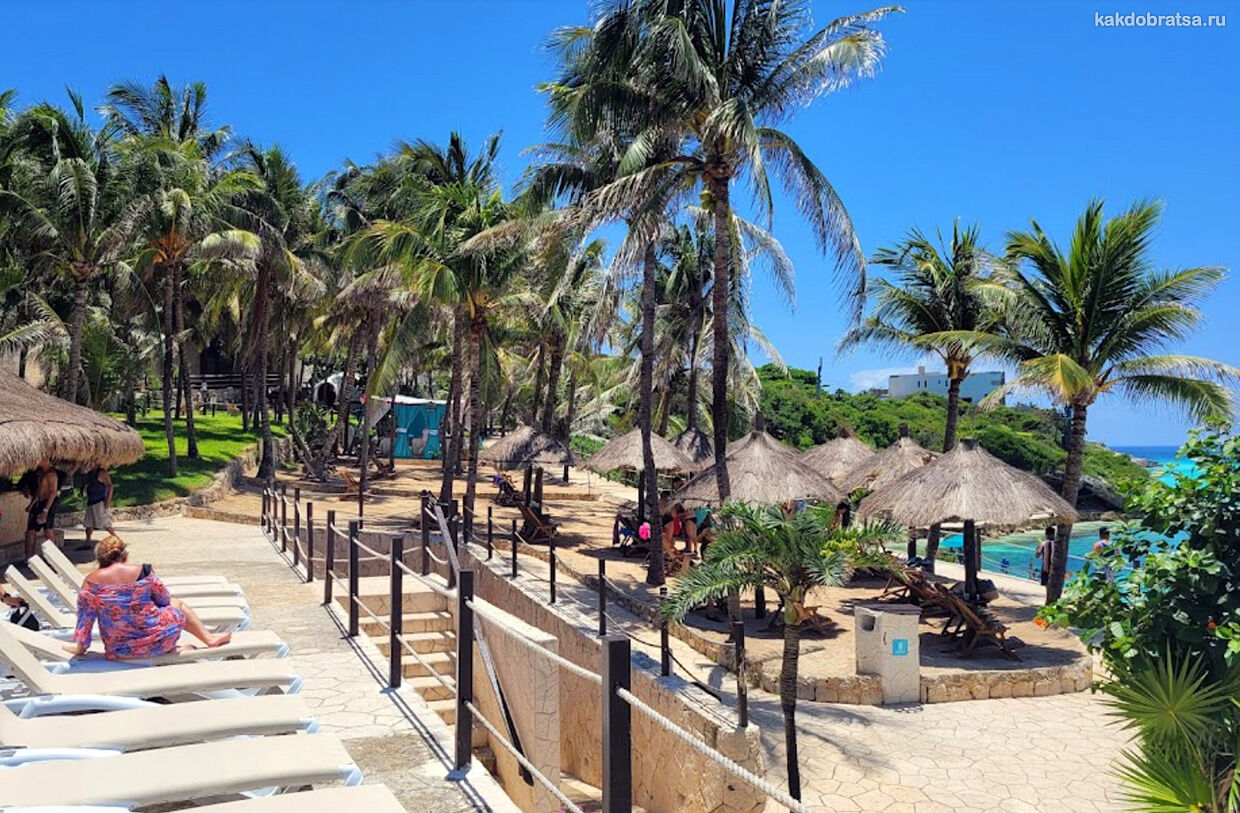 Лучший пляж и отель на острове Исла Мухерес