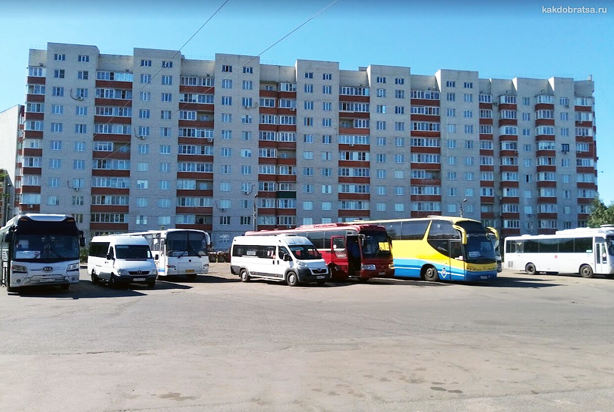 Маршрутная сеть автовокзала Курска