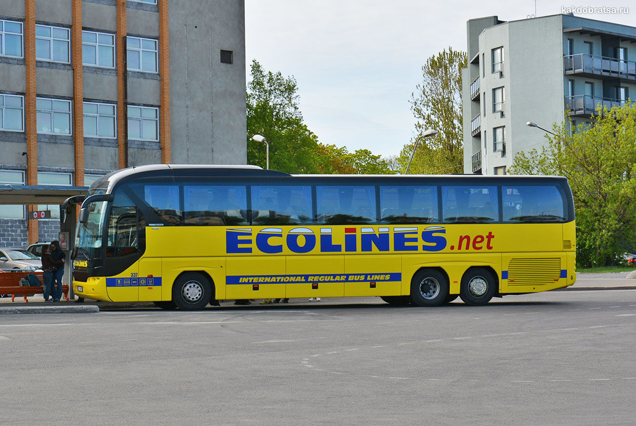 Автобус из Санкт-Петербурга в Таллин