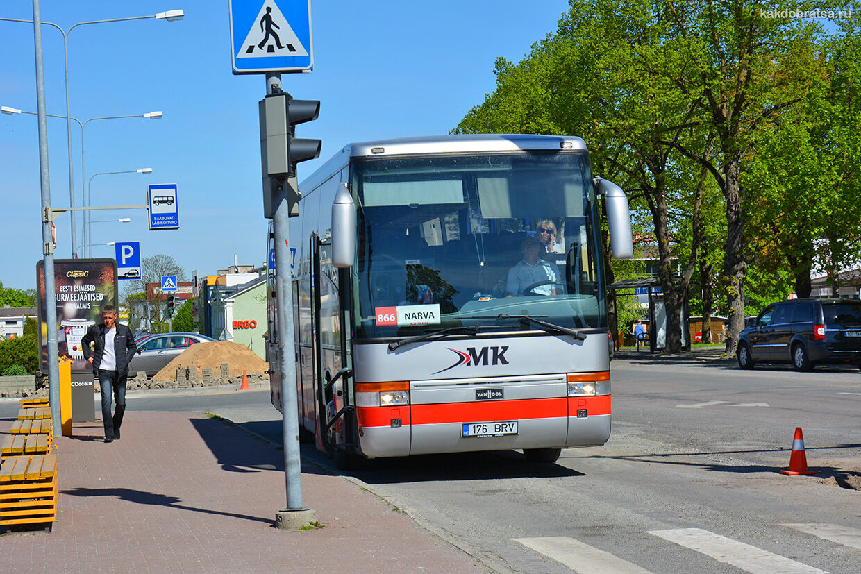 Автобус из Нарвы в Таллин