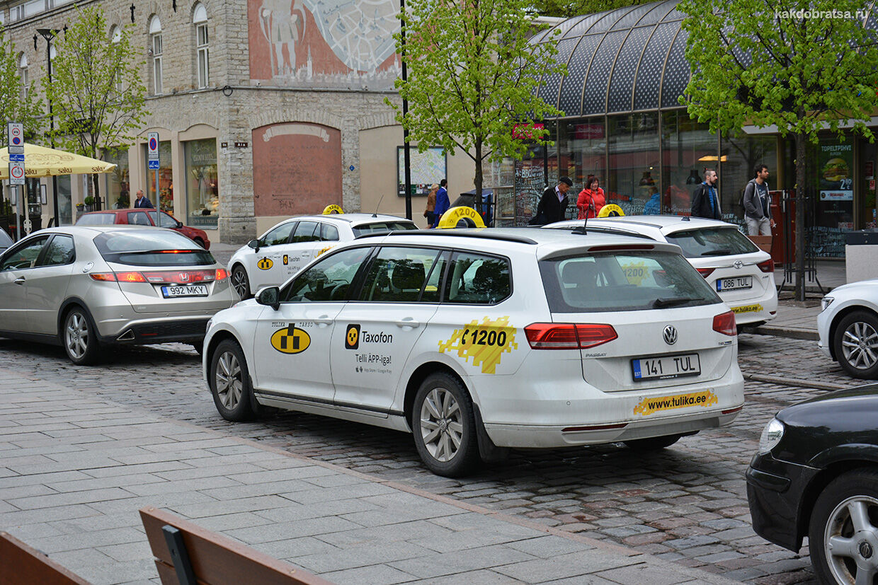 Такси в Таллине фото