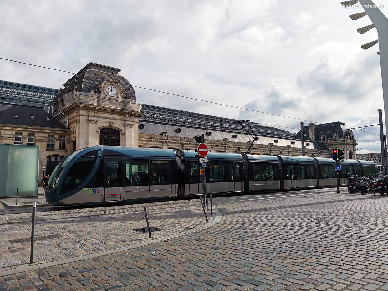 Бордо-Сен-Жан железнодорожный вокзал трамвай как добраться