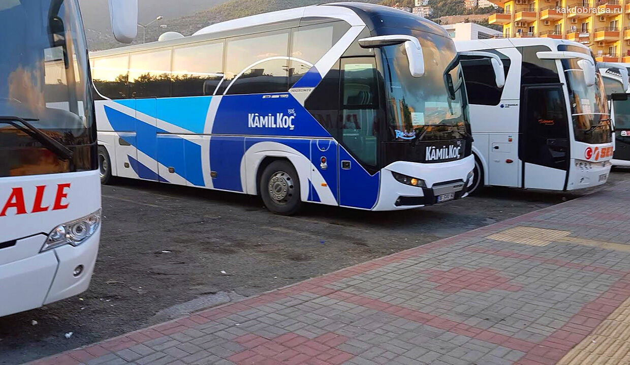 Автобус из Стамбула в Аланью
