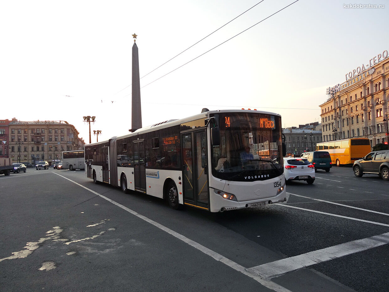 Невский Проспект троллейбусы и автобусы