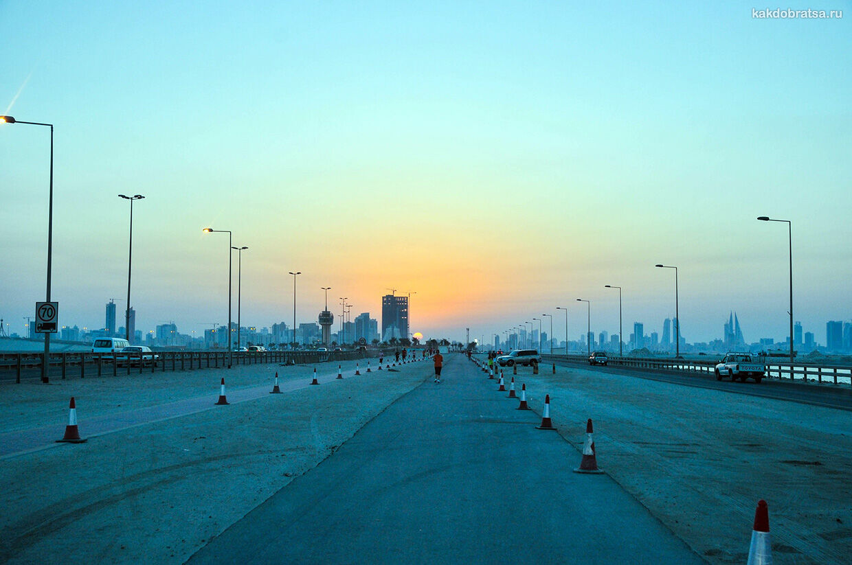 Дорога из Дубая в Бахрейн