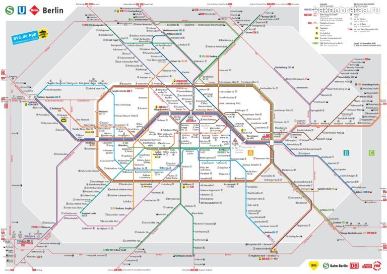 Карта метро берлина интерактивная